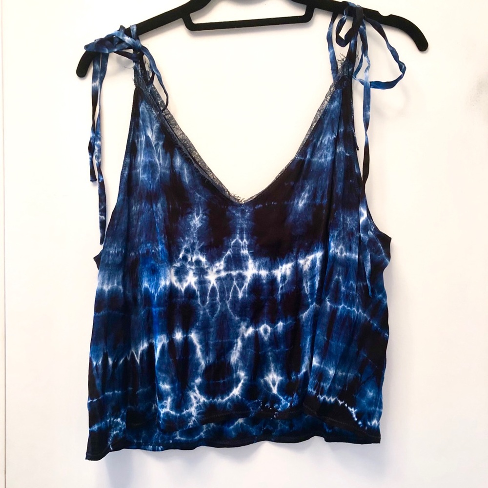 Gypsy 05 Blue Tie-Dye Tank